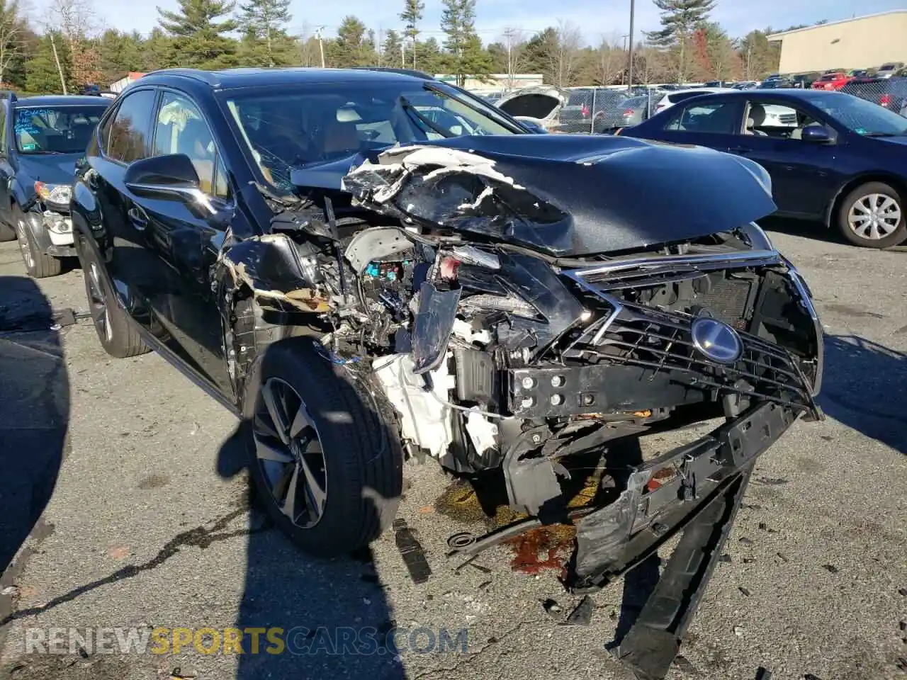 1 Photograph of a damaged car JTJBJRBZXK2099193 LEXUS NX 2019