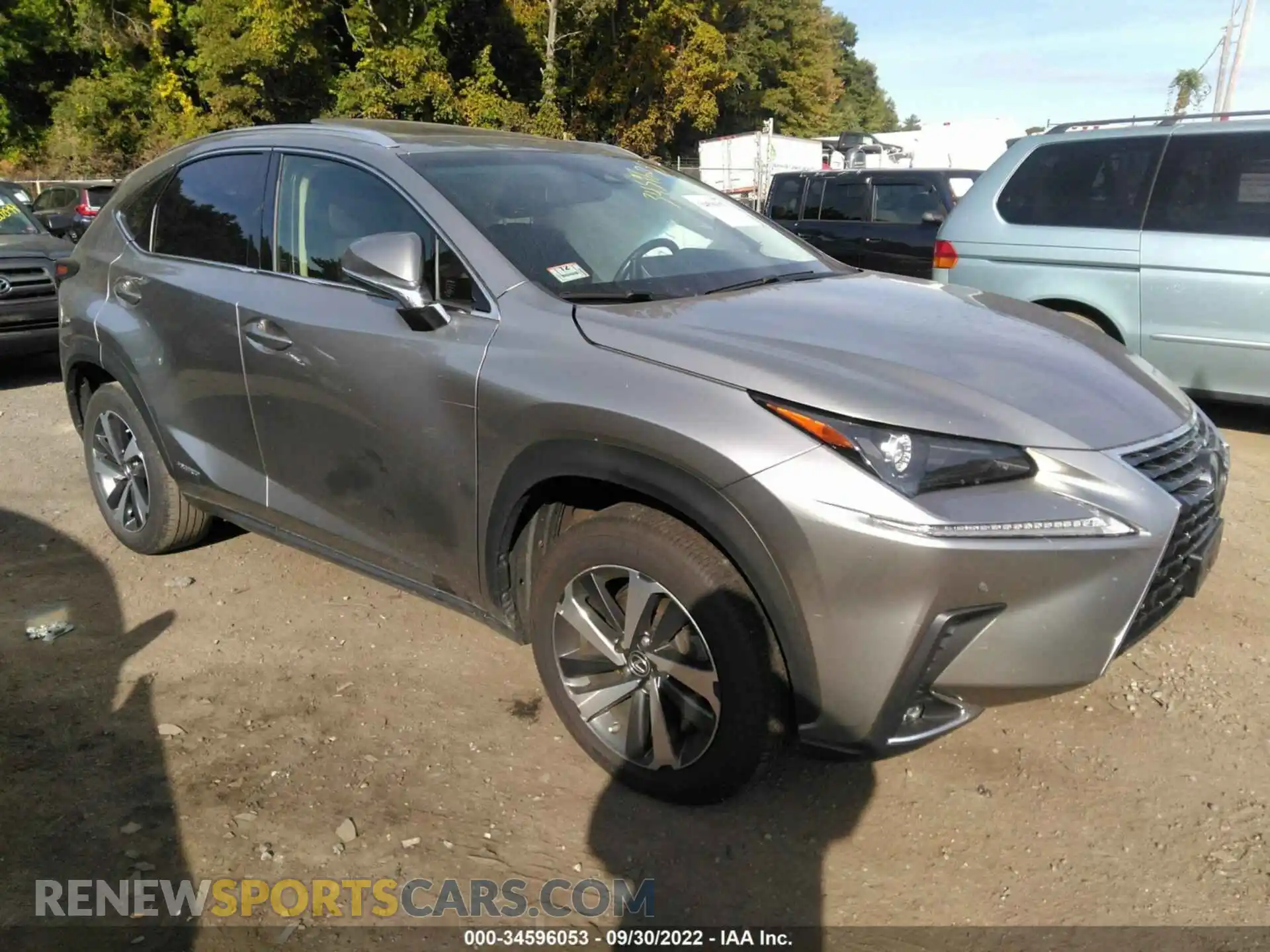 1 Photograph of a damaged car JTJBJRBZXK2109513 LEXUS NX 2019