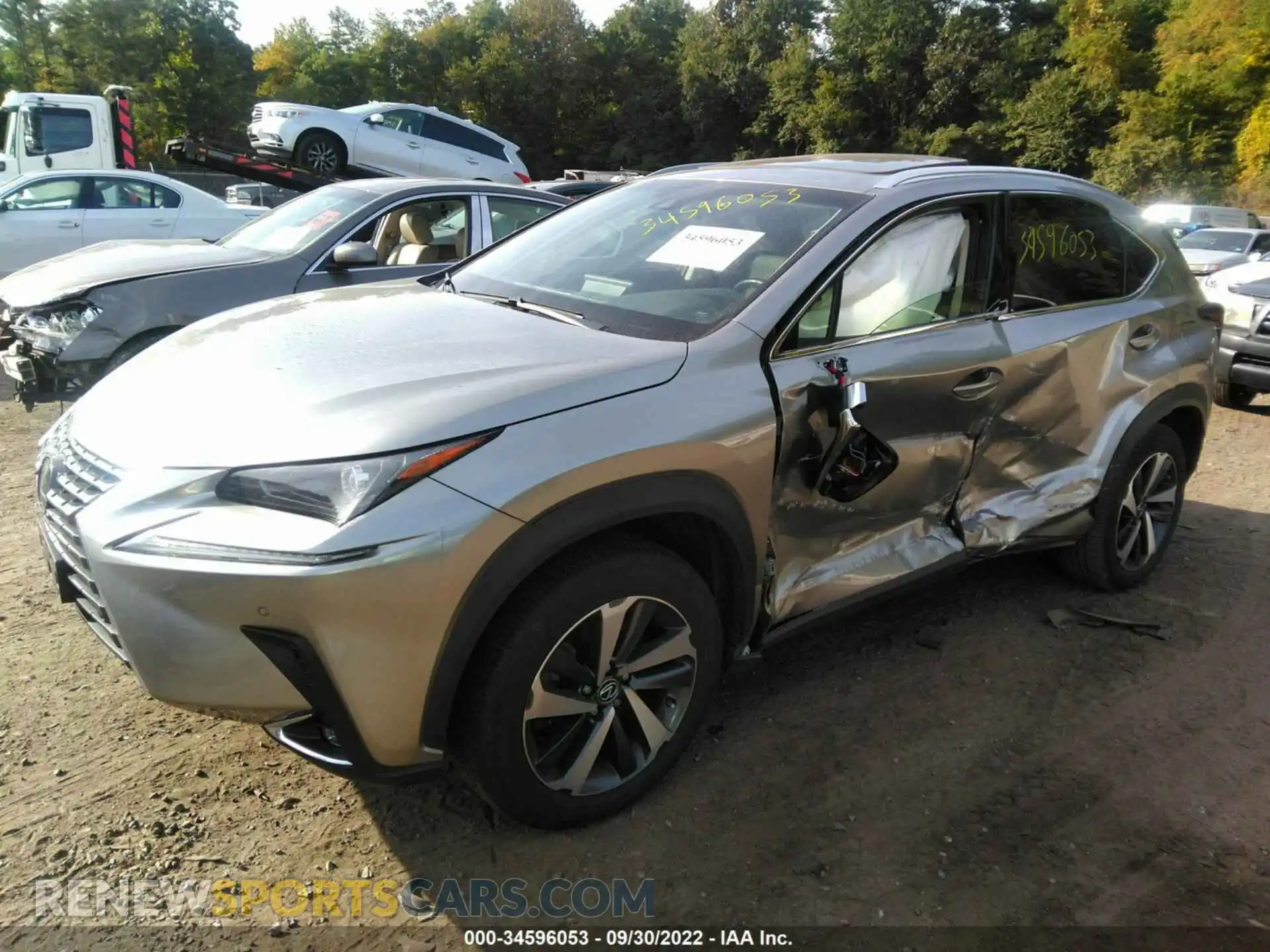 2 Photograph of a damaged car JTJBJRBZXK2109513 LEXUS NX 2019