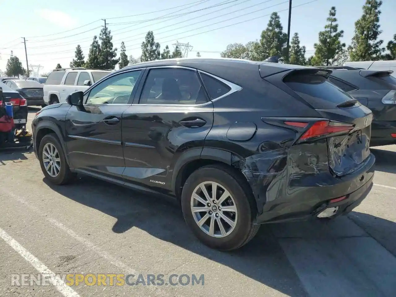 2 Photograph of a damaged car JTJBJRBZXK2111729 LEXUS NX 2019