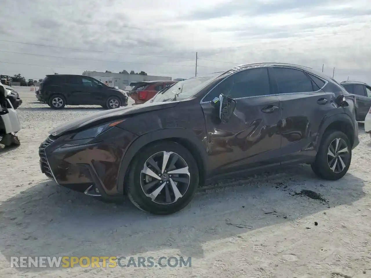 1 Photograph of a damaged car JTJBJRBZXK2112069 LEXUS NX 2019