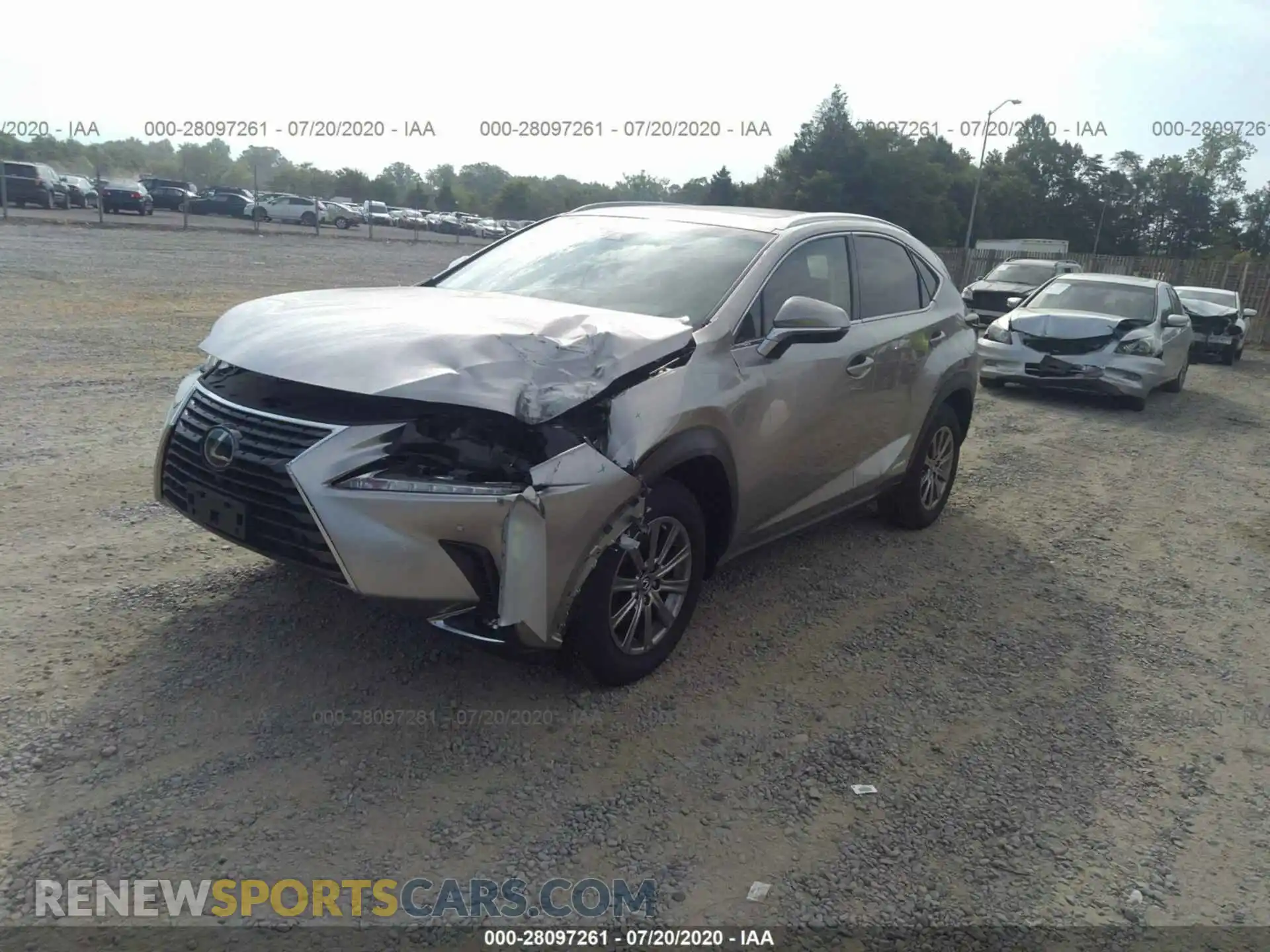 2 Photograph of a damaged car JTJBJRBZXK2112704 LEXUS NX 2019