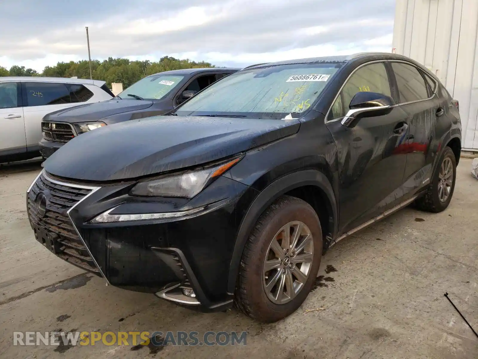 2 Photograph of a damaged car JTJBJRBZXK2112802 LEXUS NX 2019