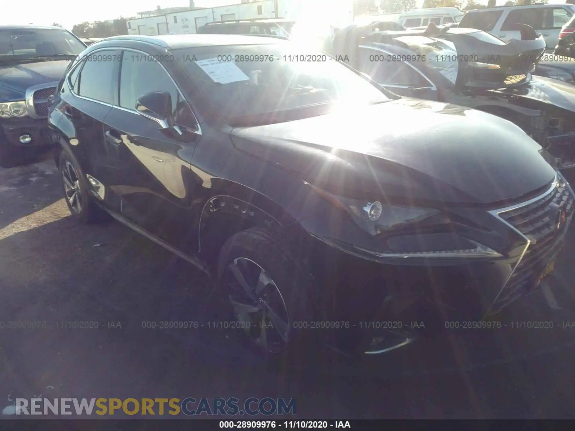 1 Photograph of a damaged car JTJBJRBZXK2115053 LEXUS NX 2019