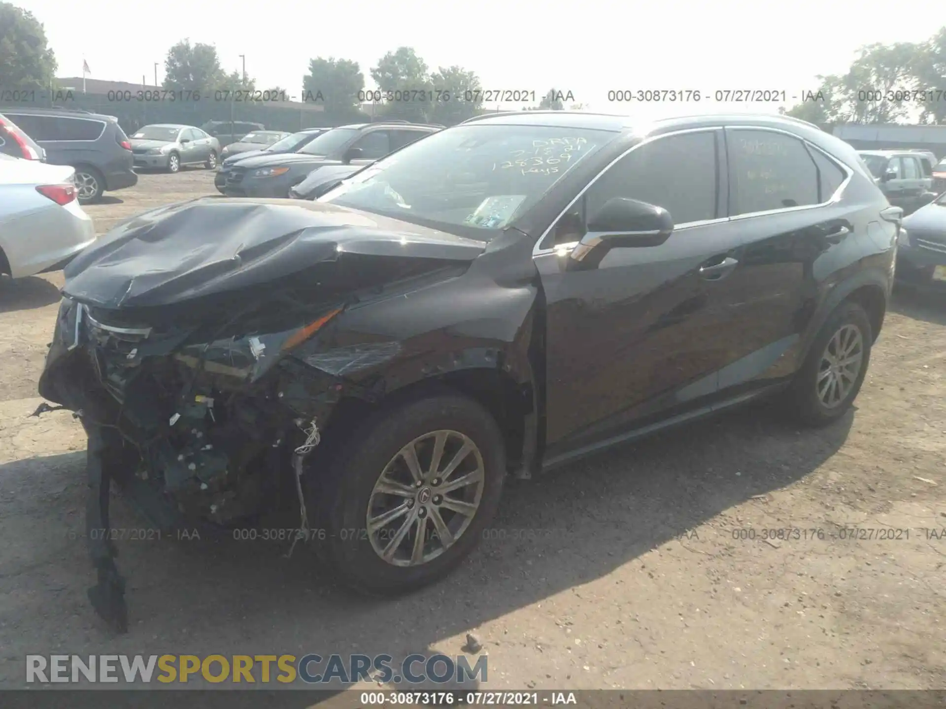2 Photograph of a damaged car JTJYARBZ0K2128369 LEXUS NX 2019