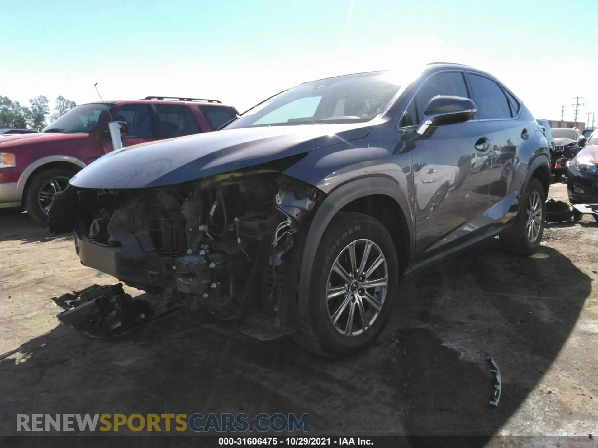 2 Photograph of a damaged car JTJYARBZ0K2143101 LEXUS NX 2019