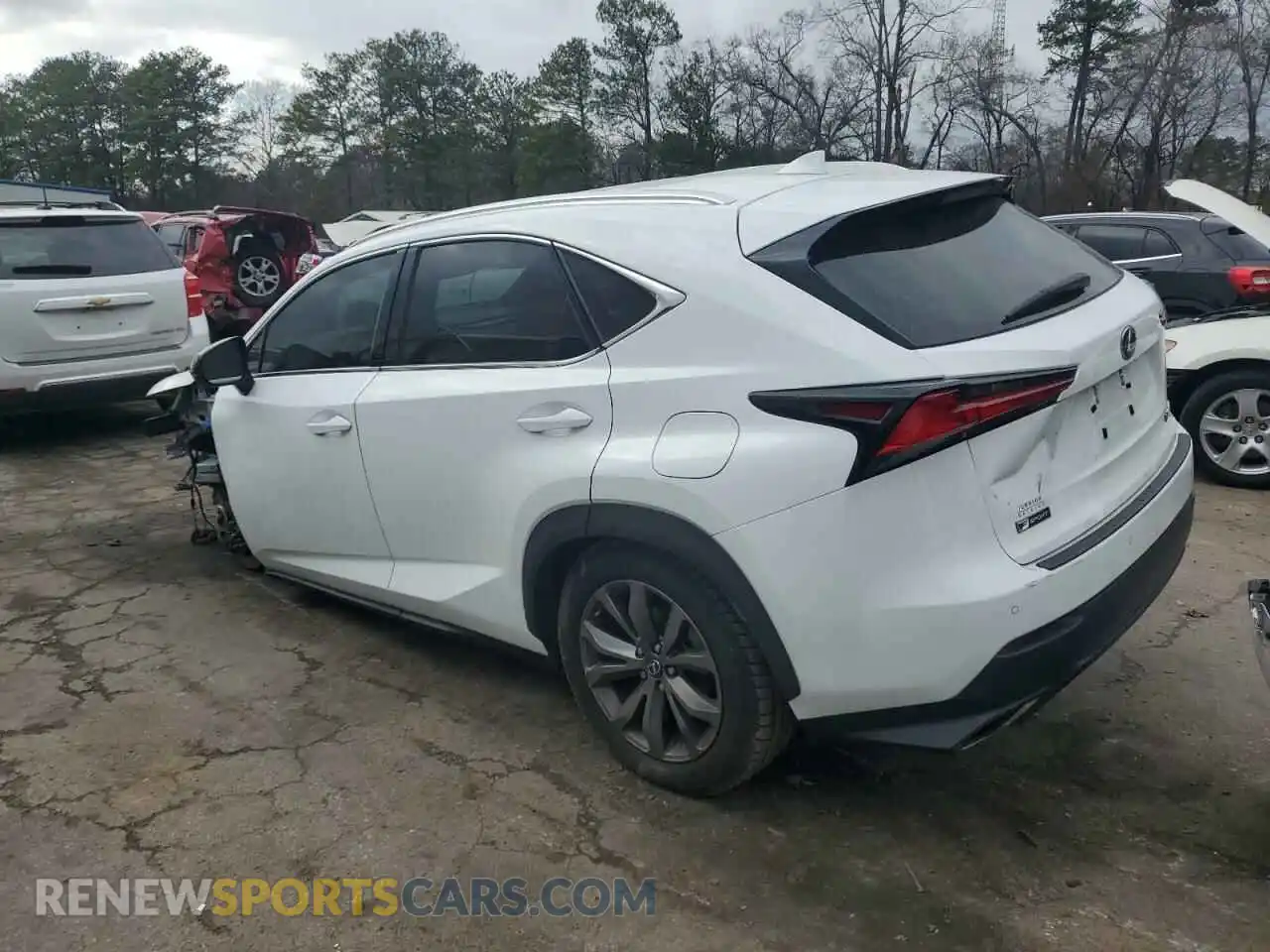 2 Photograph of a damaged car JTJYARBZ0K2143907 LEXUS NX 2019