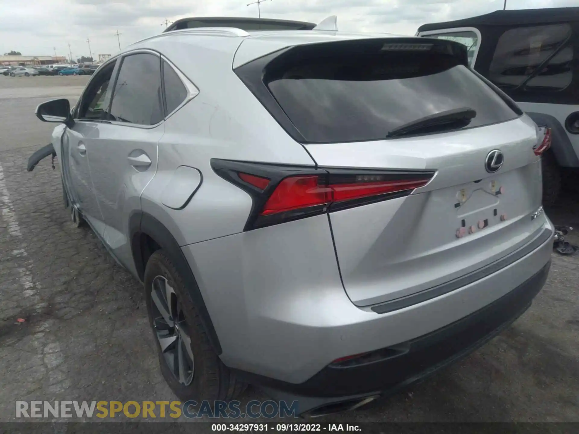 3 Photograph of a damaged car JTJYARBZ1K2123729 LEXUS NX 2019