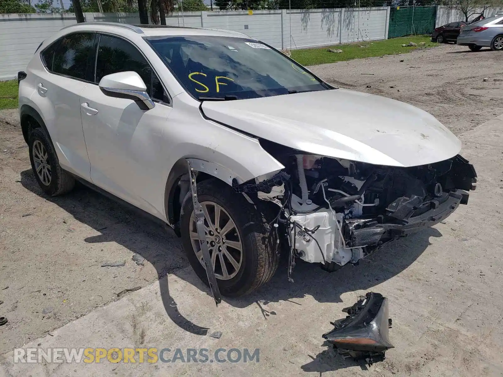 1 Фотография поврежденного автомобиля JTJYARBZ1K2125884 LEXUS NX 2019