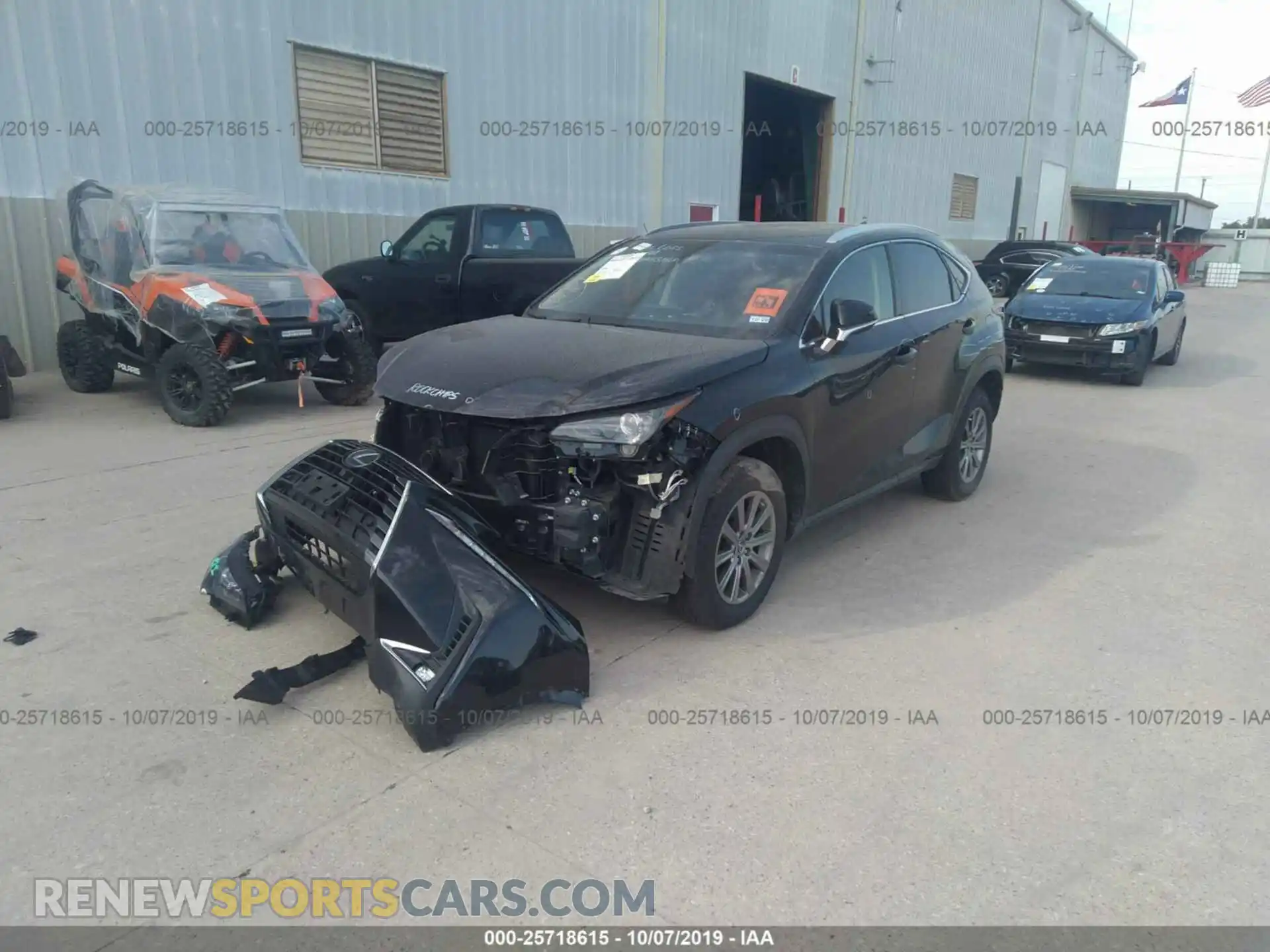 2 Photograph of a damaged car JTJYARBZ1K2137646 LEXUS NX 2019