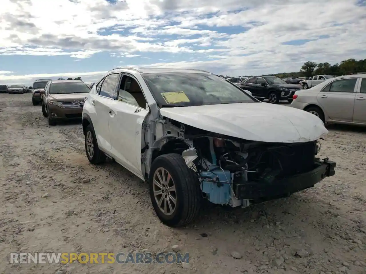 1 Photograph of a damaged car JTJYARBZ1K2154785 LEXUS NX 2019