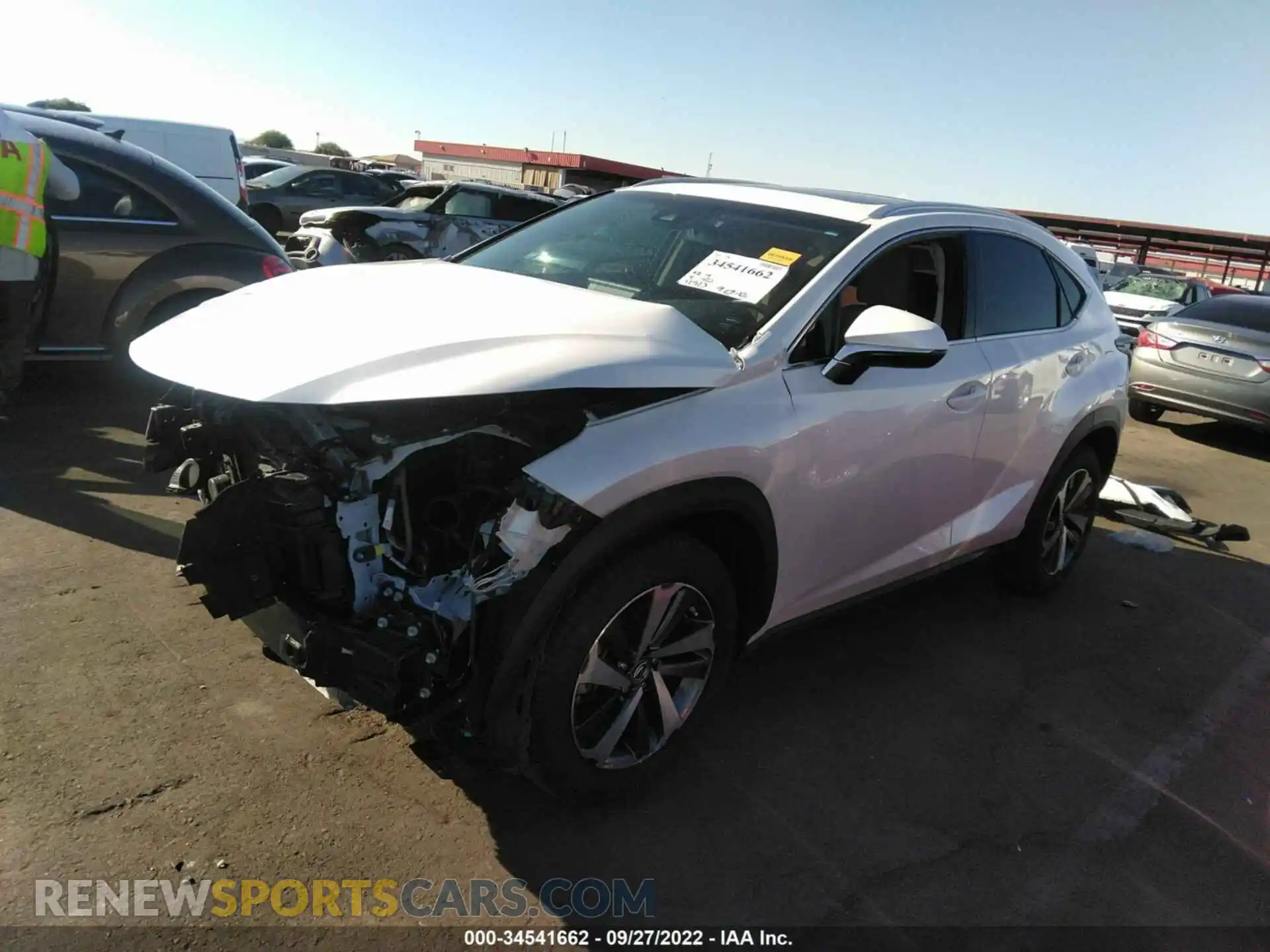 2 Photograph of a damaged car JTJYARBZ1K2157766 LEXUS NX 2019