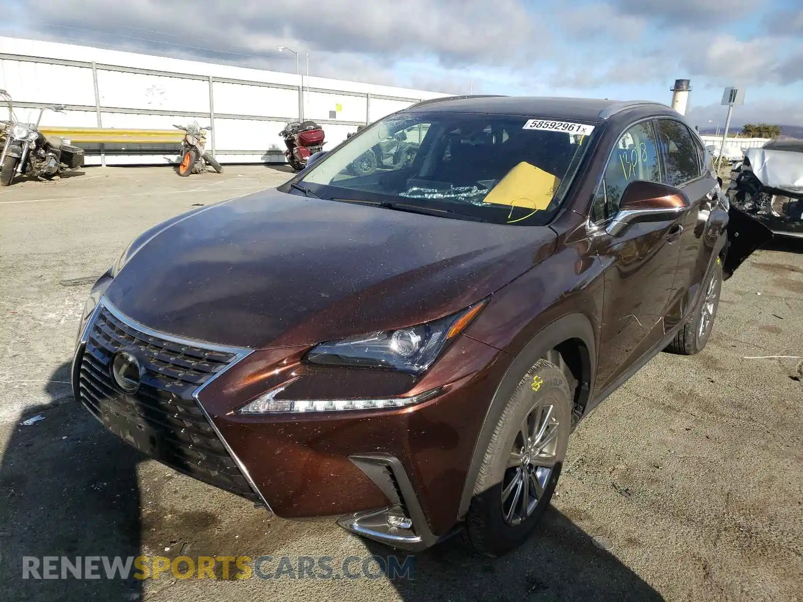 2 Photograph of a damaged car JTJYARBZ2K2121651 LEXUS NX 2019