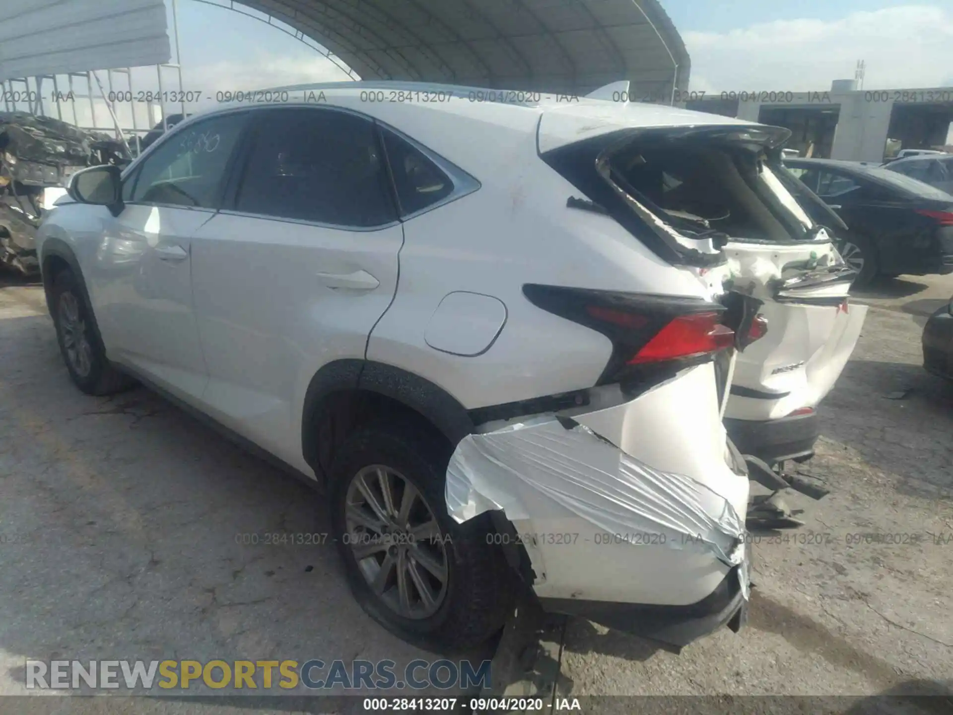 3 Фотография поврежденного автомобиля JTJYARBZ2K2126364 LEXUS NX 2019