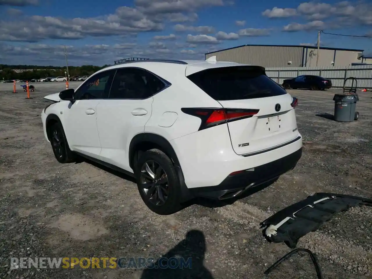 3 fotografías del automóvil dañado JTJYARBZ2K2132391 LEXUS NX 2019