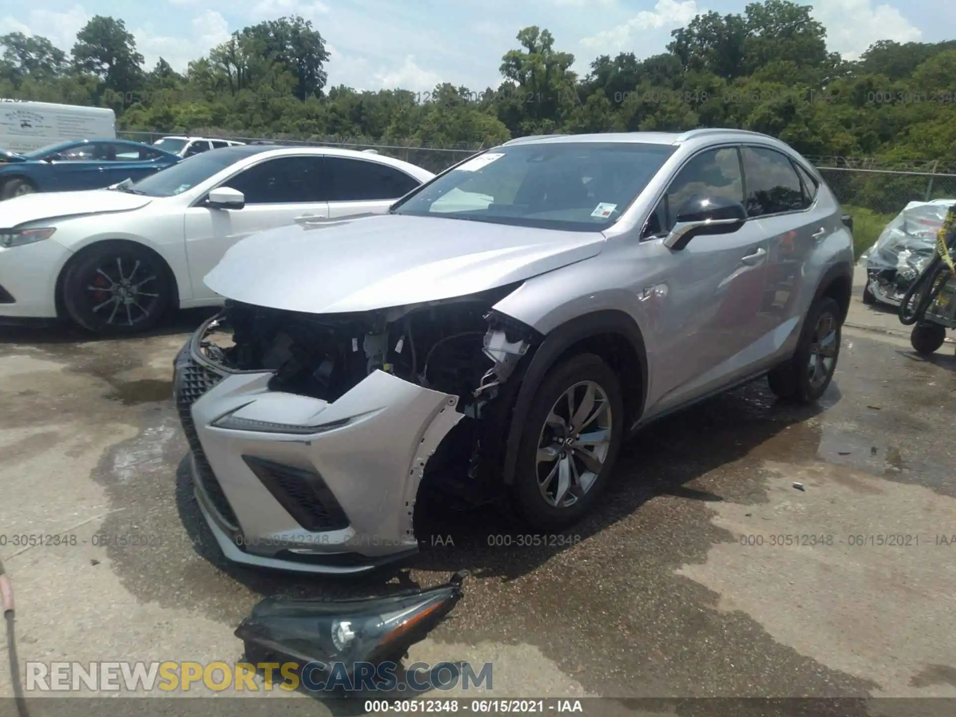 2 Photograph of a damaged car JTJYARBZ2K2132505 LEXUS NX 2019
