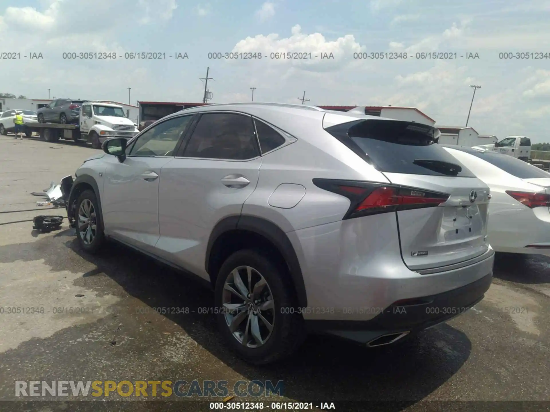3 Photograph of a damaged car JTJYARBZ2K2132505 LEXUS NX 2019