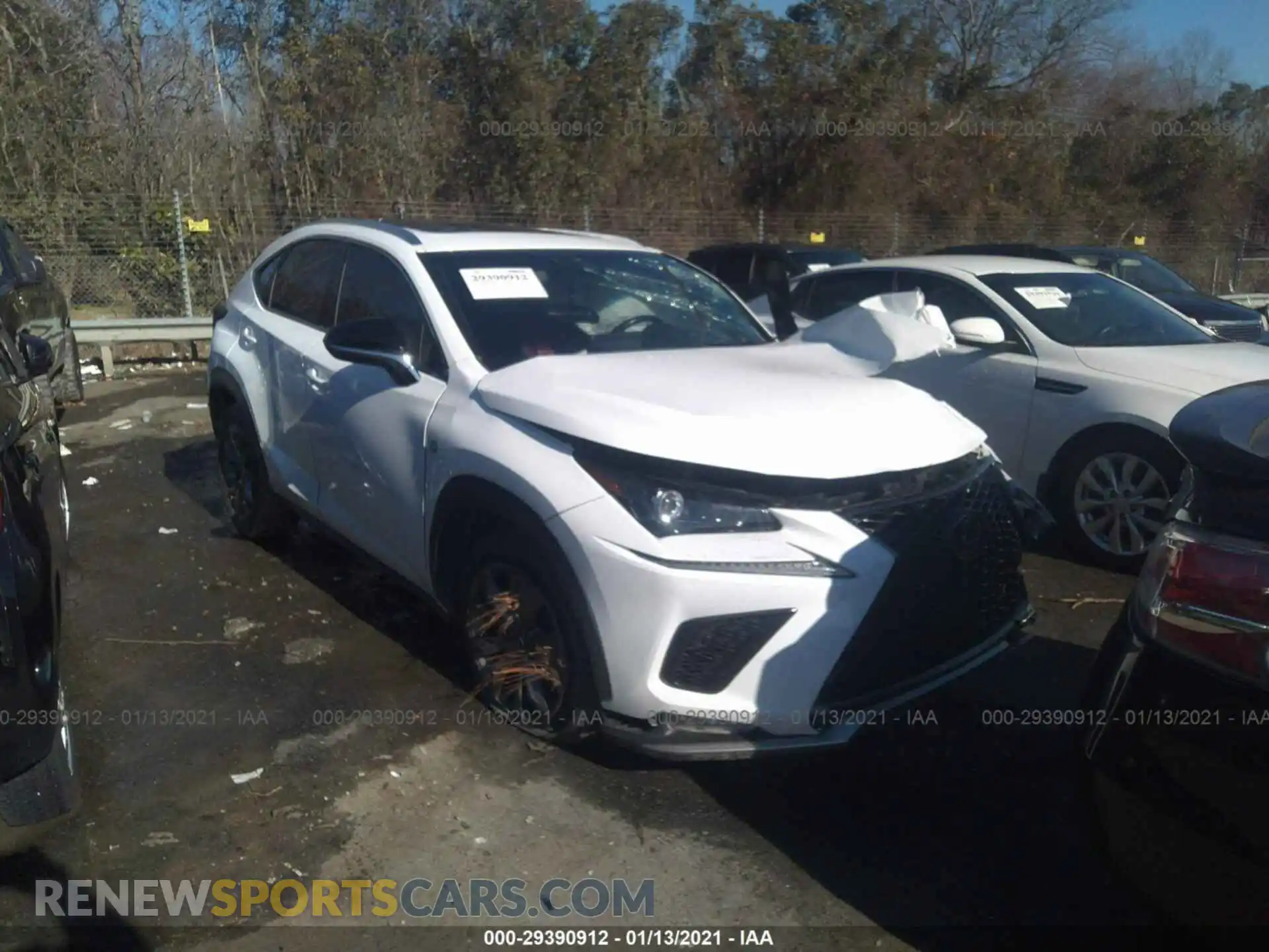 1 Photograph of a damaged car JTJYARBZ2K2134108 LEXUS NX 2019