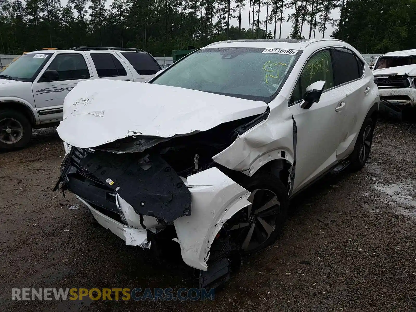 2 Photograph of a damaged car JTJYARBZ2K2143181 LEXUS NX 2019