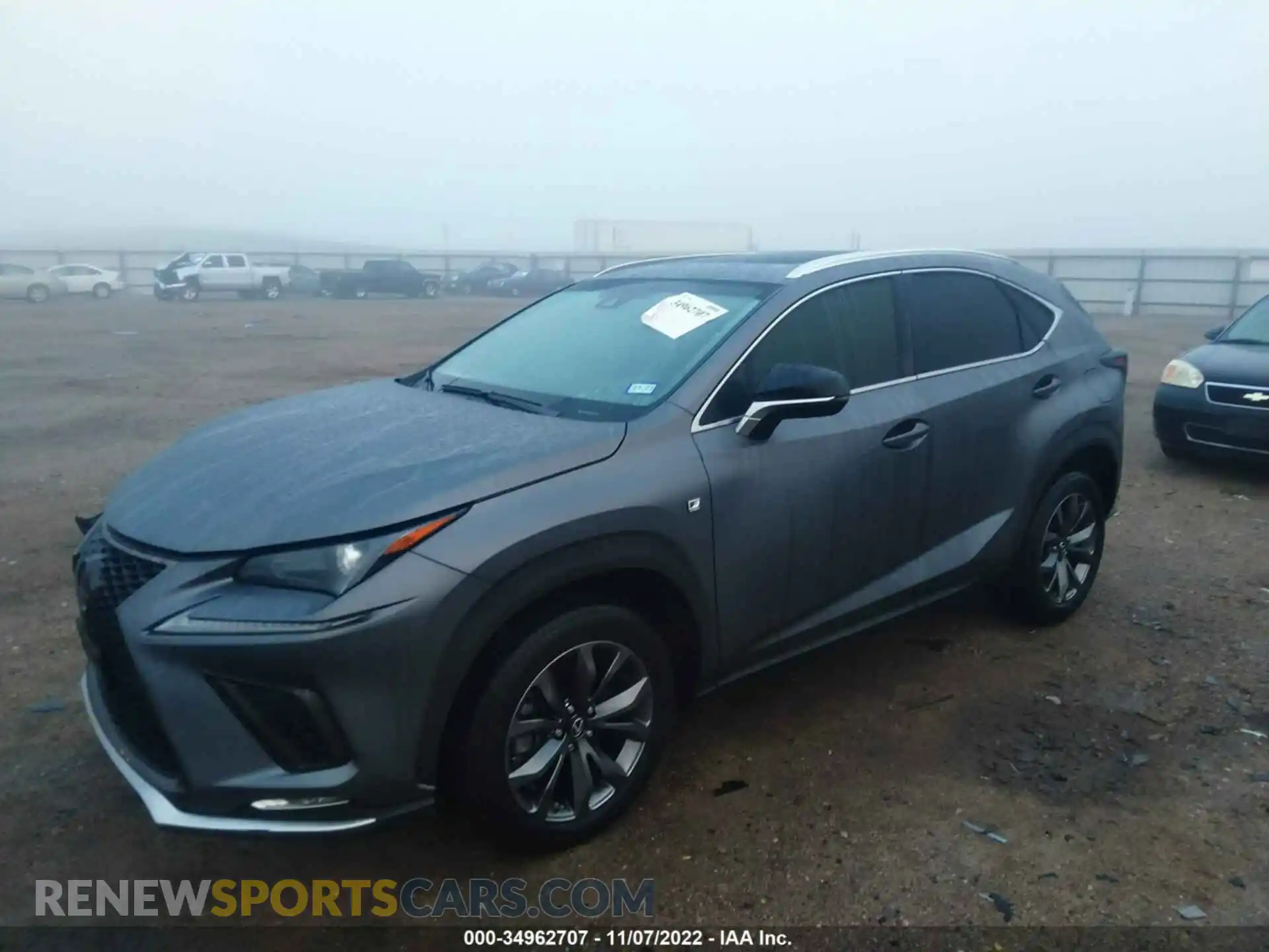 2 Фотография поврежденного автомобиля JTJYARBZ3K2118872 LEXUS NX 2019