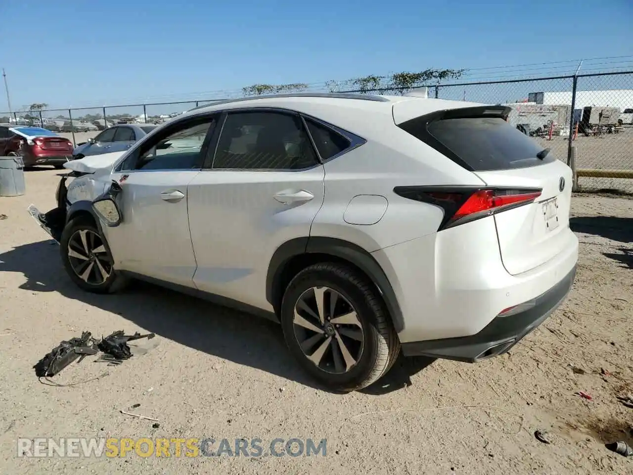 2 Фотография поврежденного автомобиля JTJYARBZ3K2144887 LEXUS NX 2019