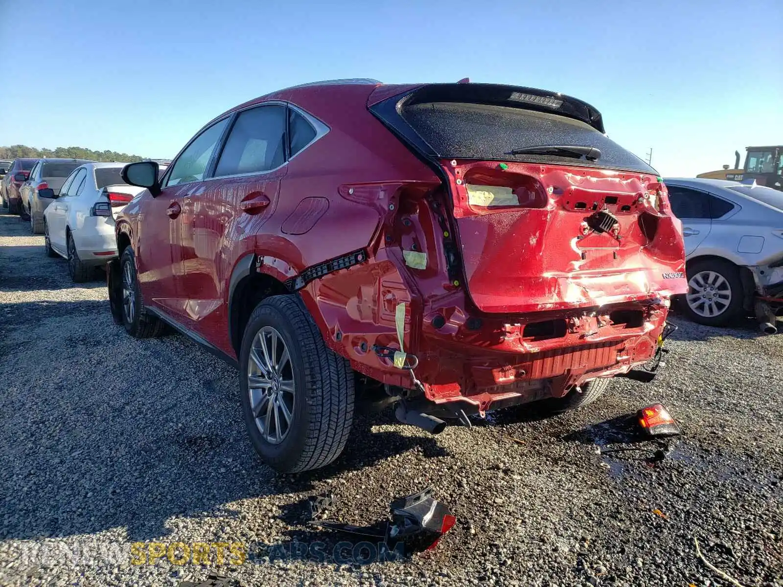 3 Photograph of a damaged car JTJYARBZ3K2154464 LEXUS NX 2019