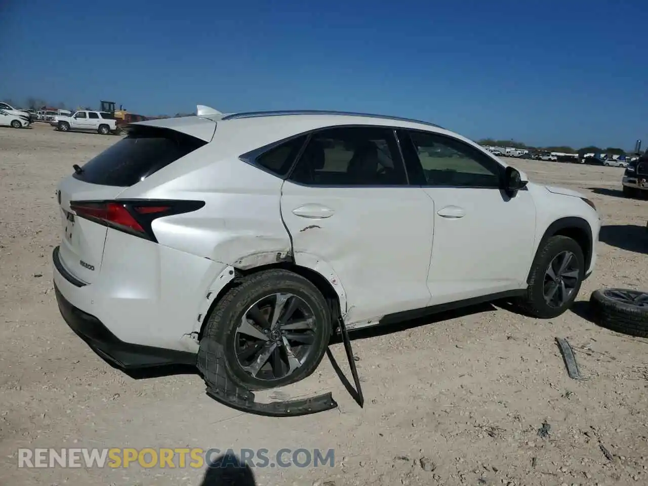 3 fotografías del automóvil dañado JTJYARBZ4K2136085 LEXUS NX 2019