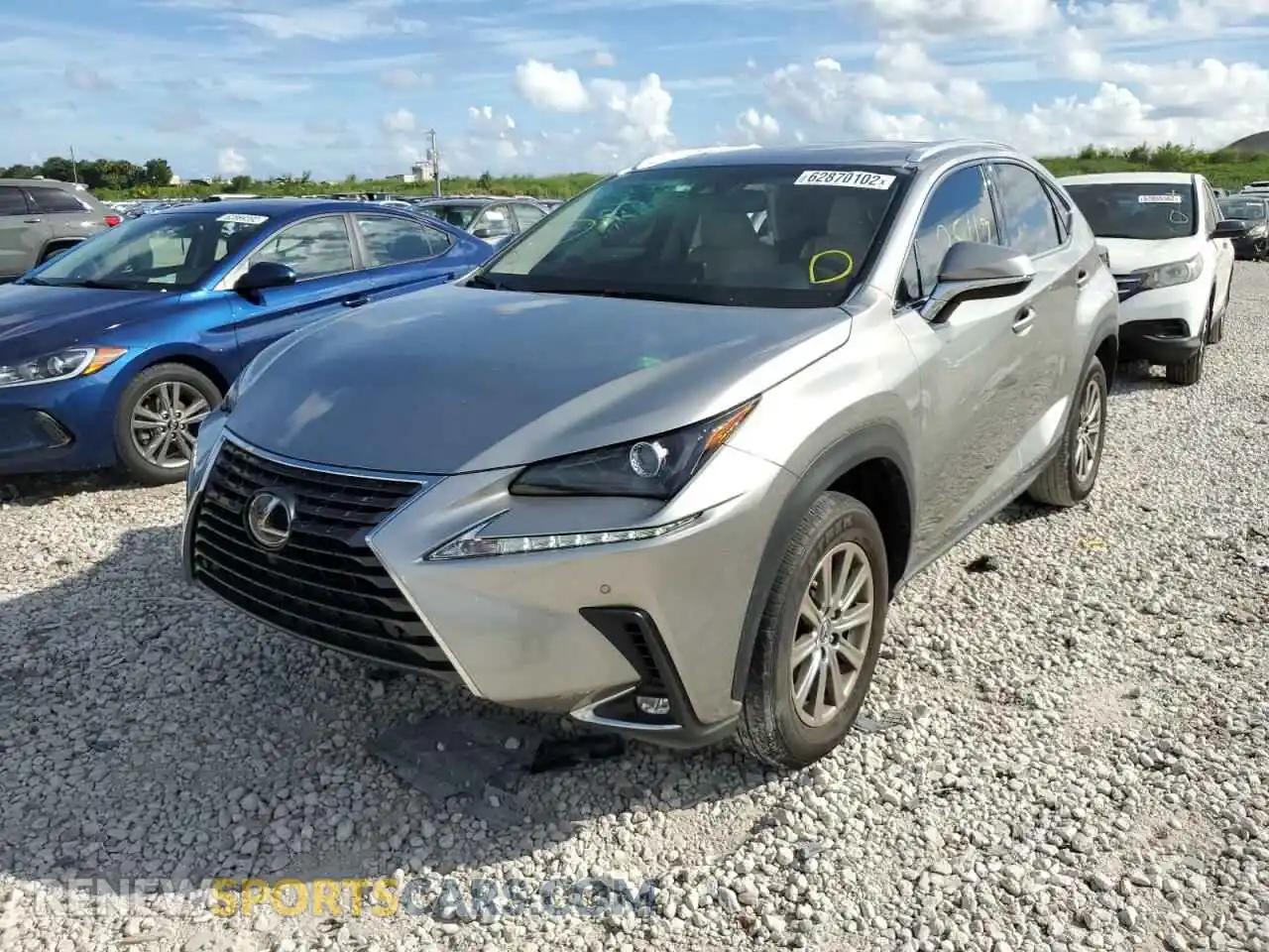 2 Photograph of a damaged car JTJYARBZ4K2140606 LEXUS NX 2019