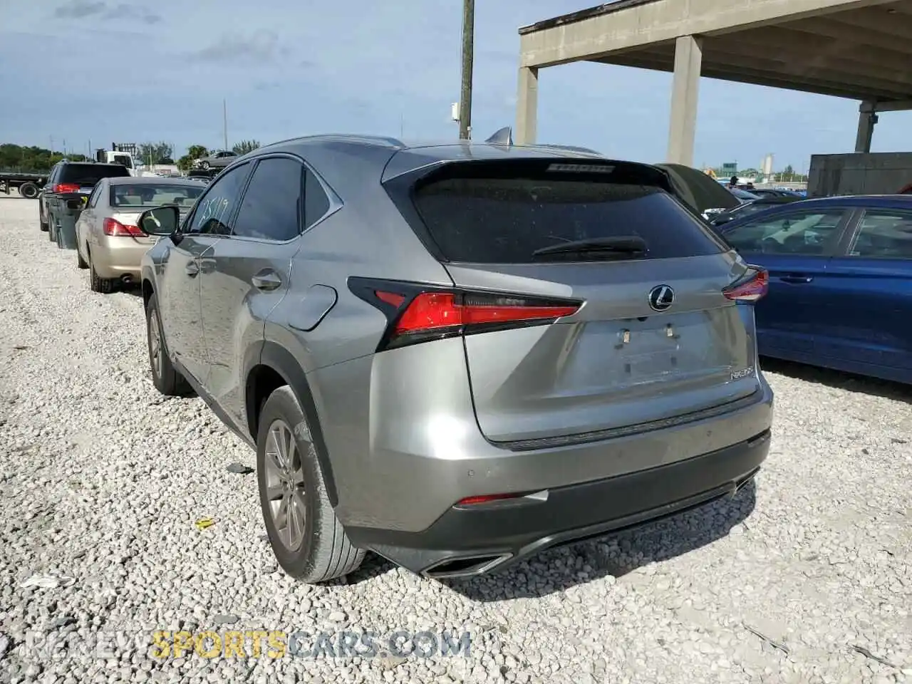 3 Photograph of a damaged car JTJYARBZ4K2140606 LEXUS NX 2019