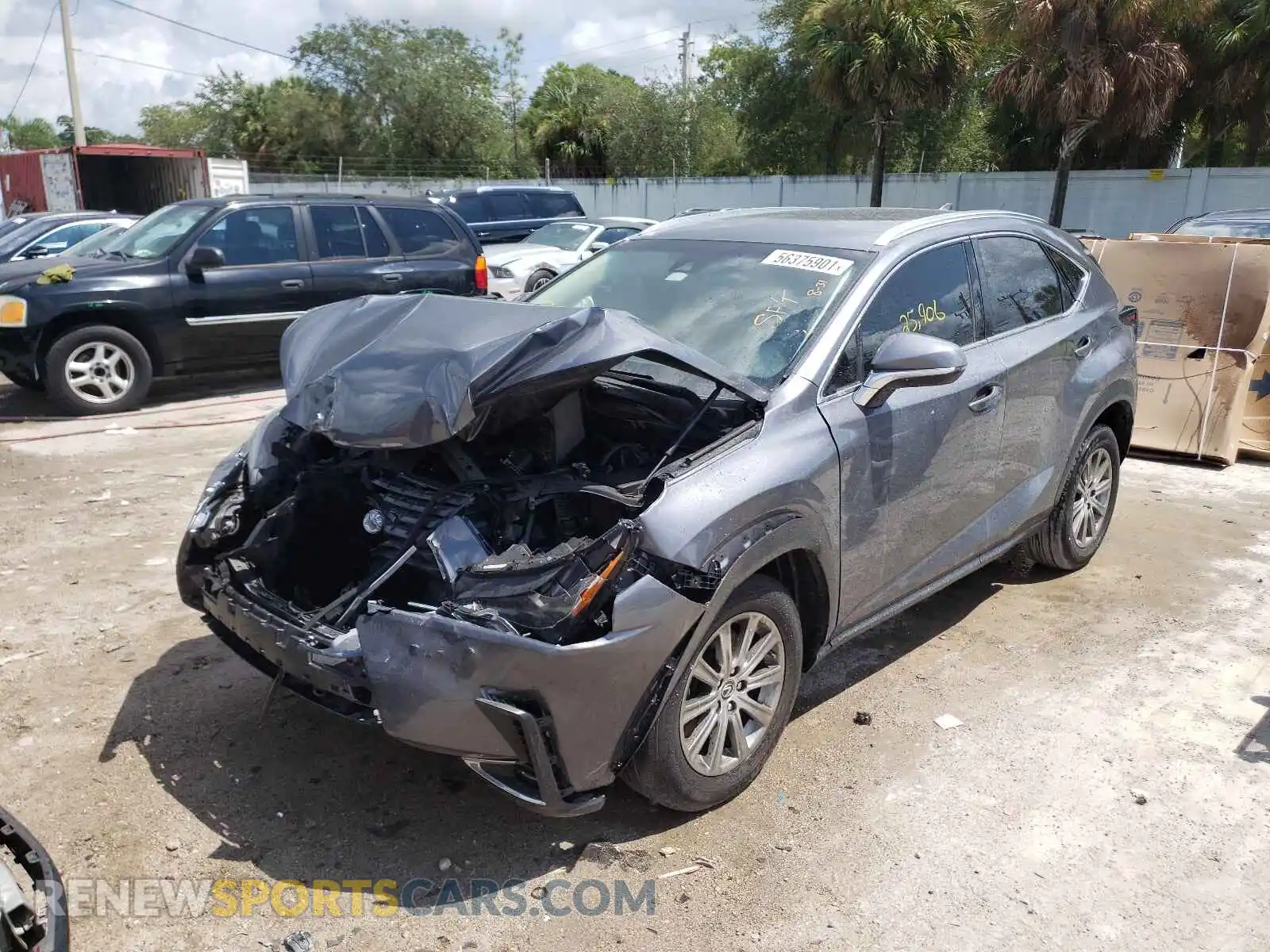 2 Photograph of a damaged car JTJYARBZ4K2146406 LEXUS NX 2019