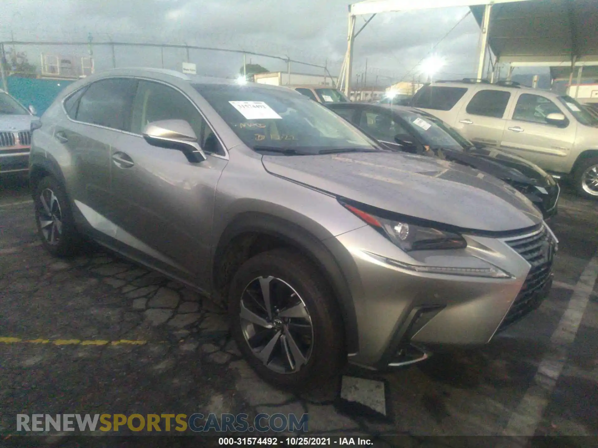 1 Photograph of a damaged car JTJYARBZ4K2150584 LEXUS NX 2019