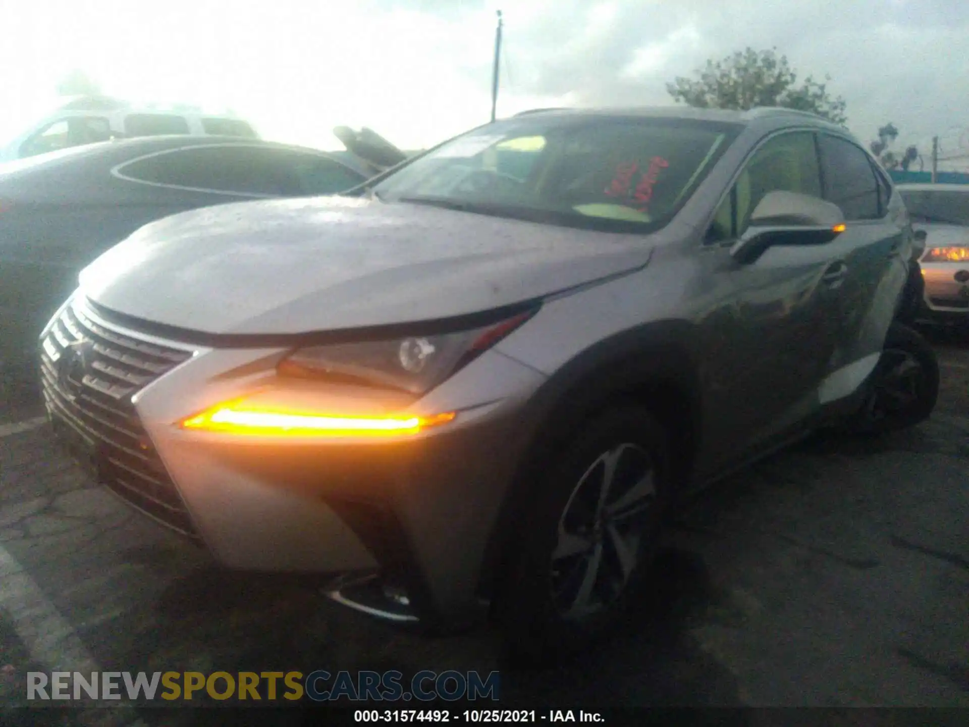 2 Photograph of a damaged car JTJYARBZ4K2150584 LEXUS NX 2019