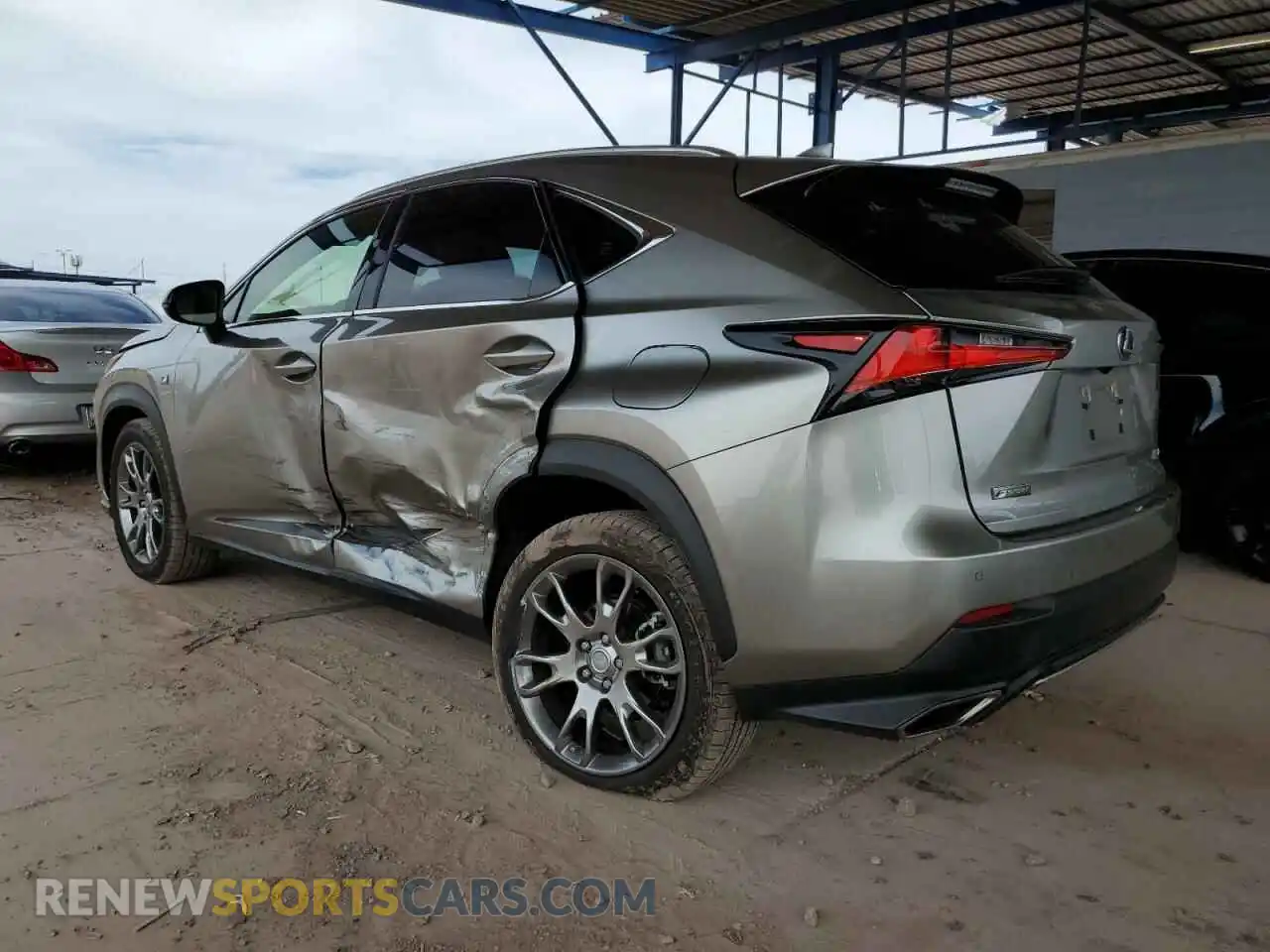 2 Фотография поврежденного автомобиля JTJYARBZ4K2154490 LEXUS NX 2019