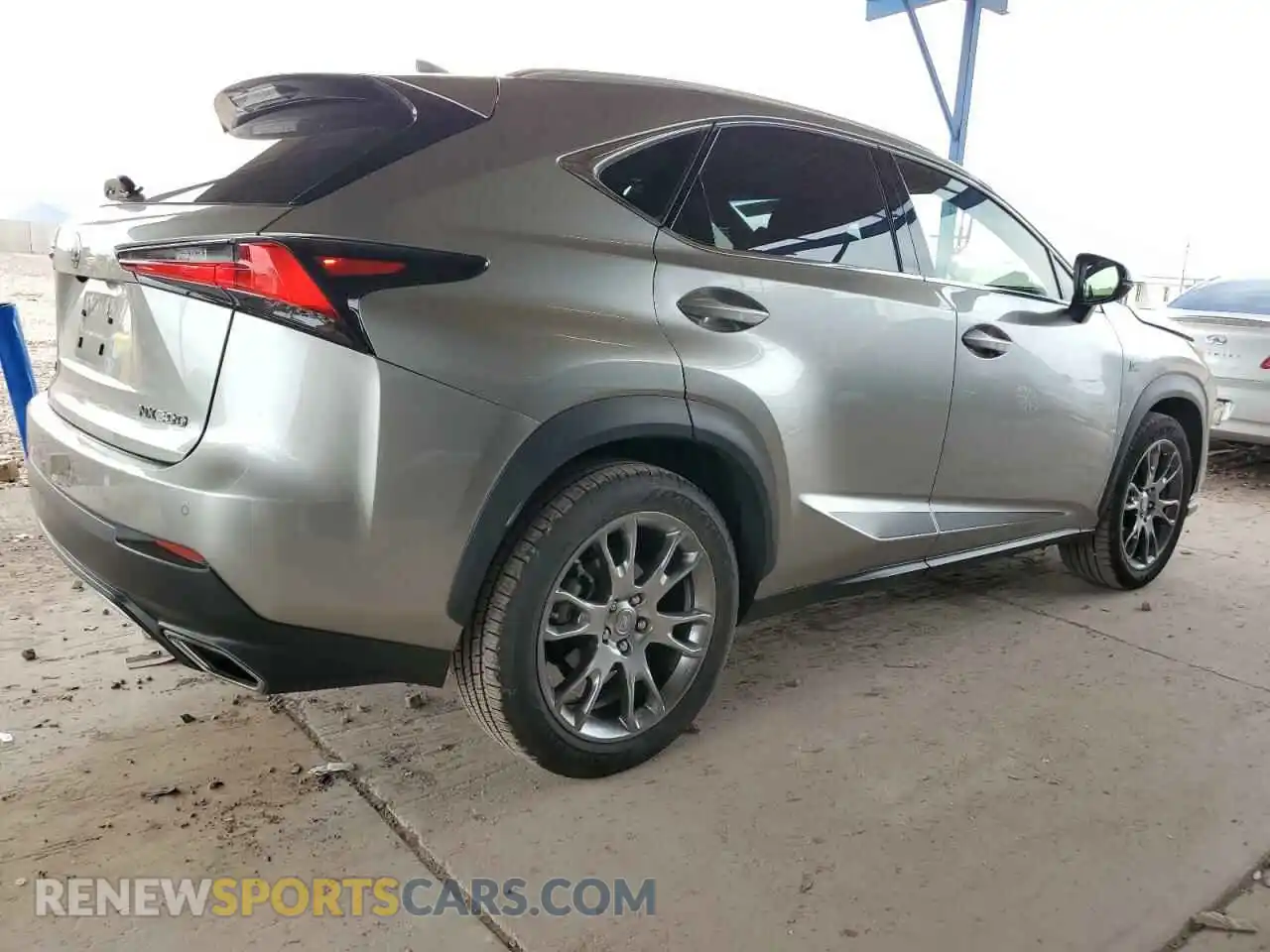 3 Фотография поврежденного автомобиля JTJYARBZ4K2154490 LEXUS NX 2019