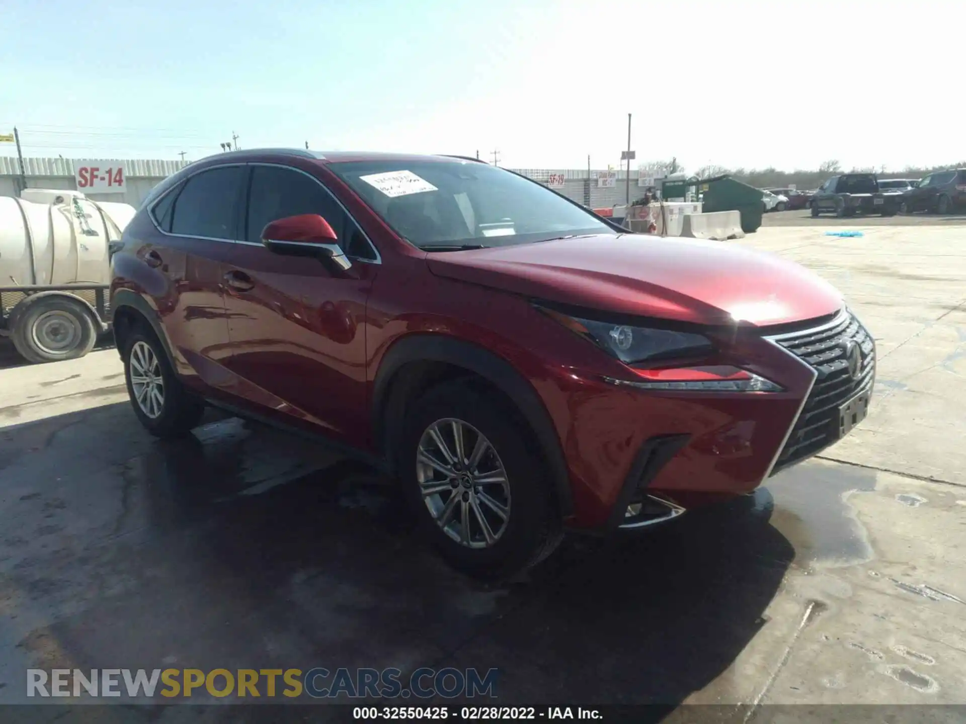 1 Photograph of a damaged car JTJYARBZ5K2123457 LEXUS NX 2019