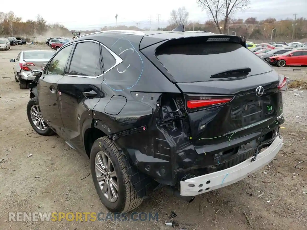 3 Photograph of a damaged car JTJYARBZ5K2146124 LEXUS NX 2019