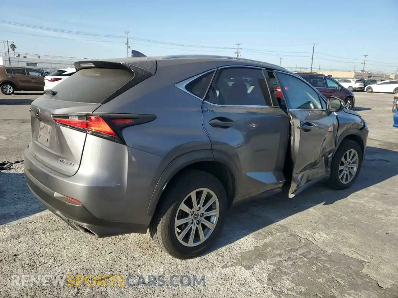 3 fotografías del automóvil dañado JTJYARBZ5K2151923 LEXUS NX 2019