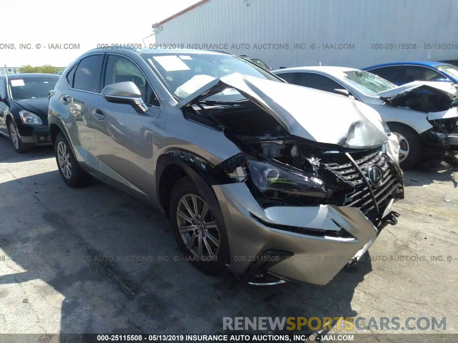 1 Photograph of a damaged car JTJYARBZ6K2150361 LEXUS NX 2019