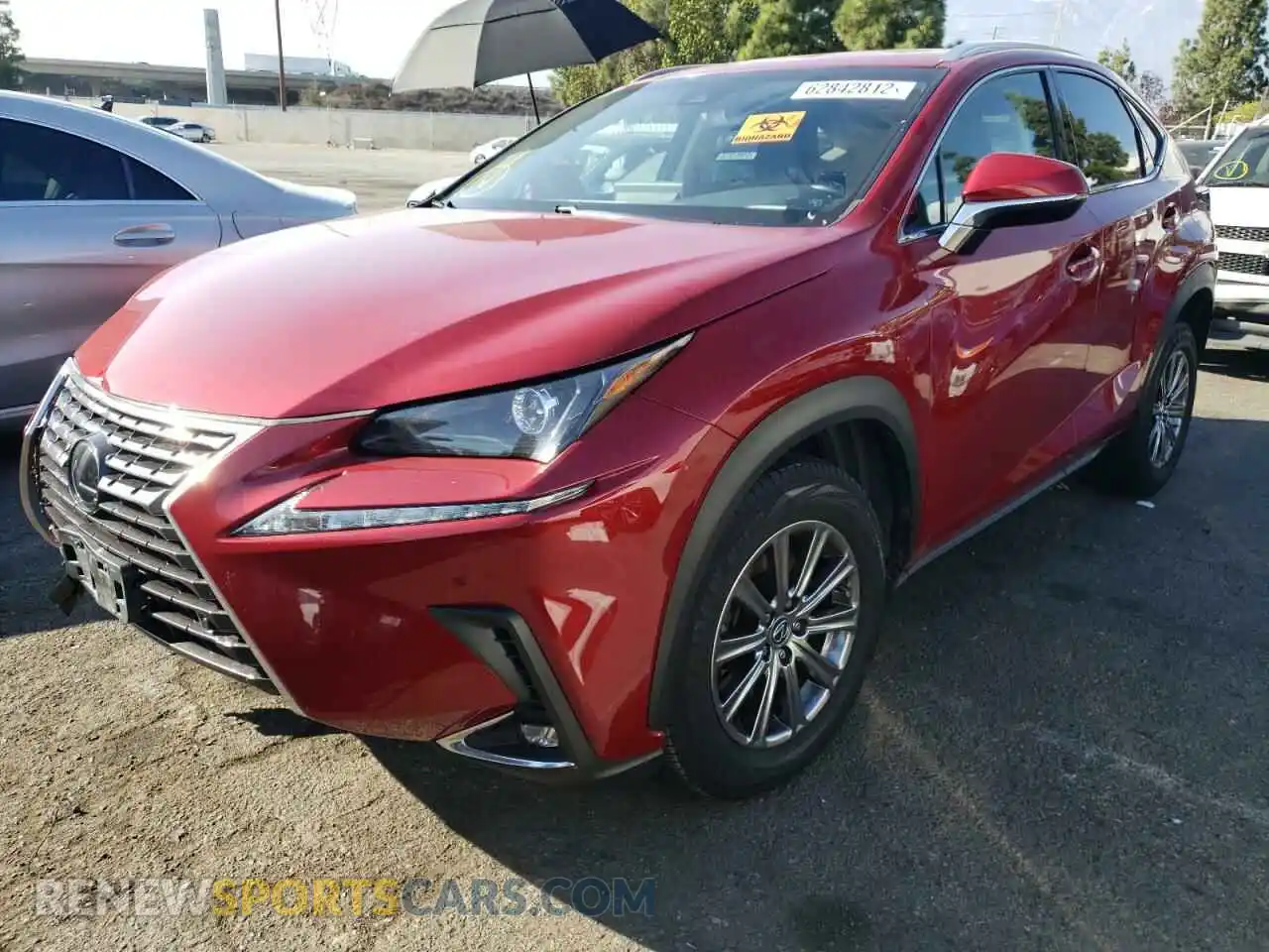 2 Photograph of a damaged car JTJYARBZ7K2129387 LEXUS NX 2019