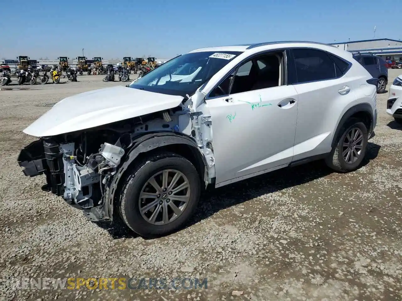 1 Photograph of a damaged car JTJYARBZ7K2133844 LEXUS NX 2019