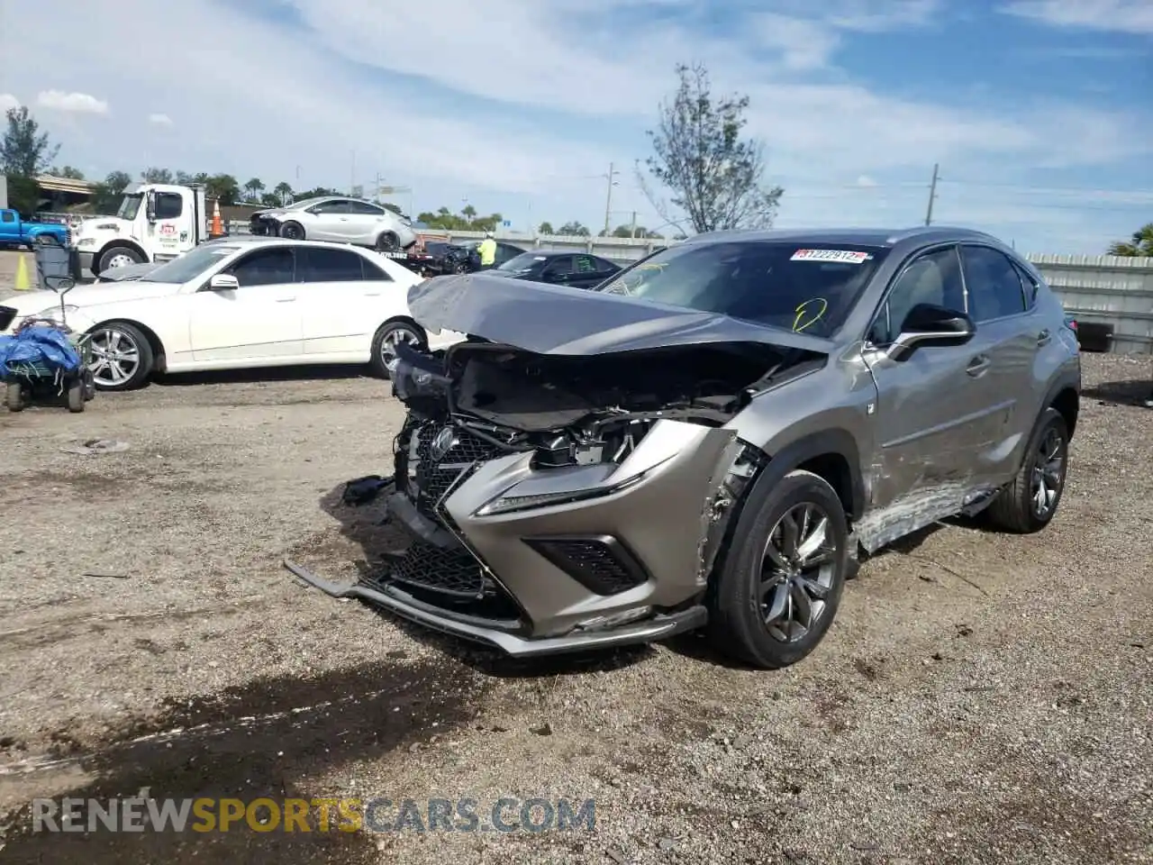2 Photograph of a damaged car JTJYARBZ7K2139899 LEXUS NX 2019
