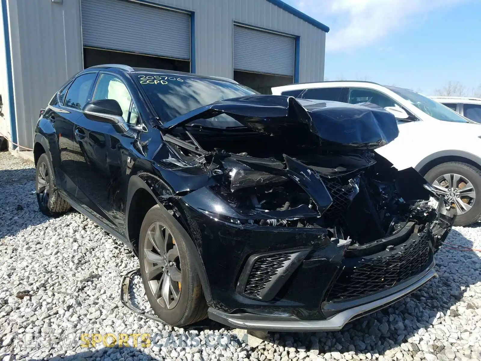 1 Photograph of a damaged car JTJYARBZ8K2133643 LEXUS NX 2019
