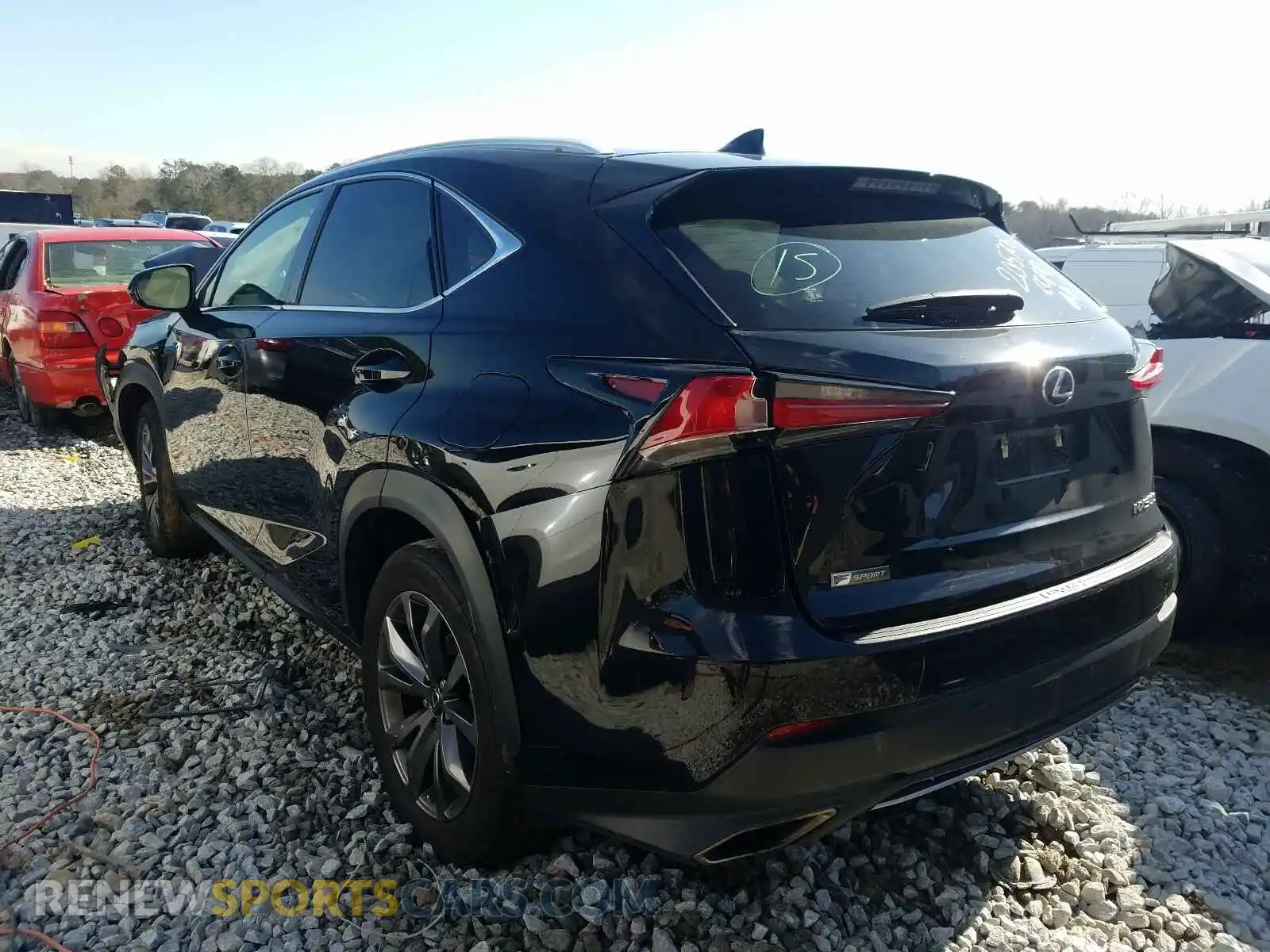 3 Photograph of a damaged car JTJYARBZ8K2133643 LEXUS NX 2019