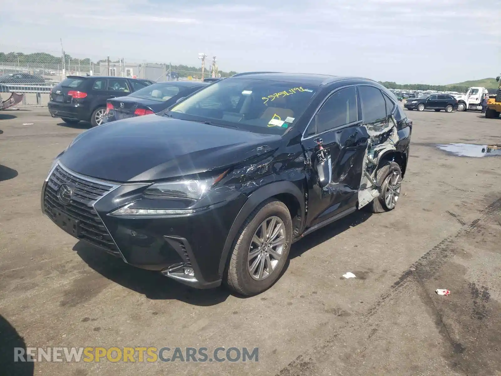 2 Photograph of a damaged car JTJYARBZ8K2158185 LEXUS NX 2019