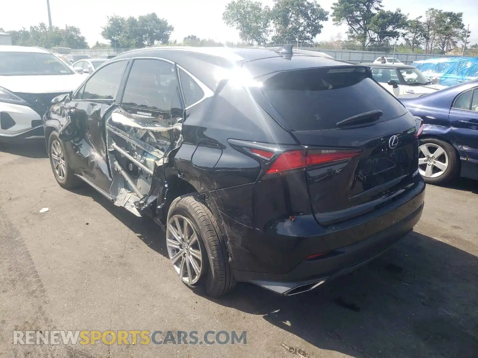 3 Photograph of a damaged car JTJYARBZ8K2158185 LEXUS NX 2019