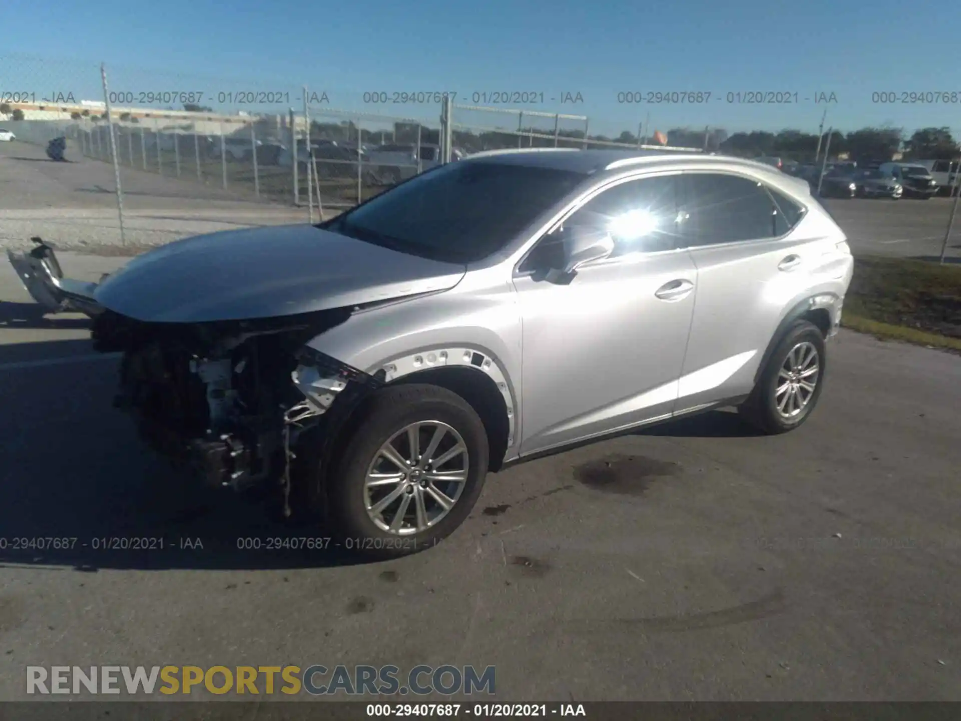 2 Photograph of a damaged car JTJYARBZ9K2158177 LEXUS NX 2019