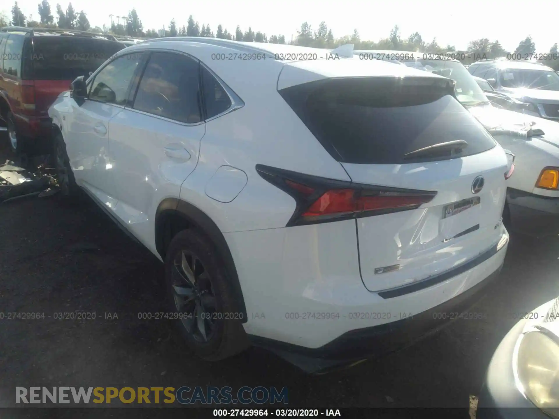 3 Photograph of a damaged car JTJYARBZXK2117573 LEXUS NX 2019
