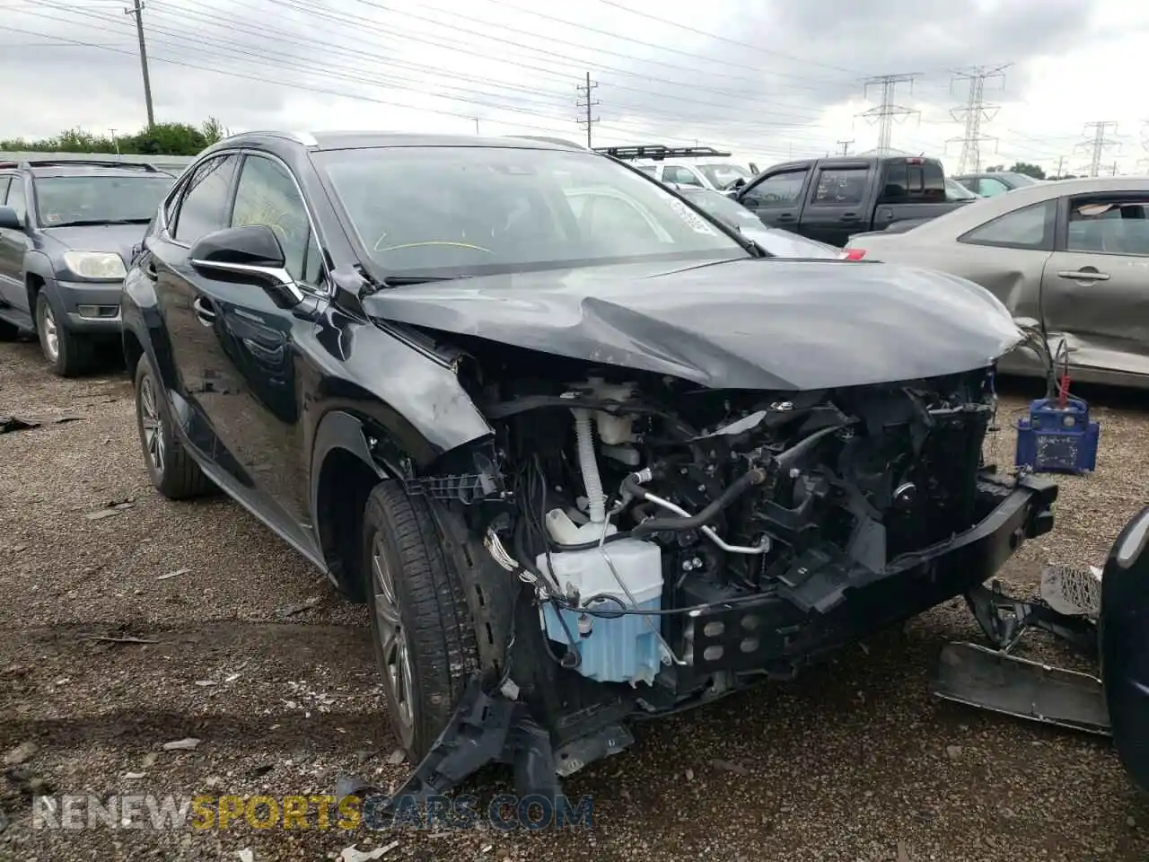 1 Photograph of a damaged car JTJYARBZXK2117685 LEXUS NX 2019