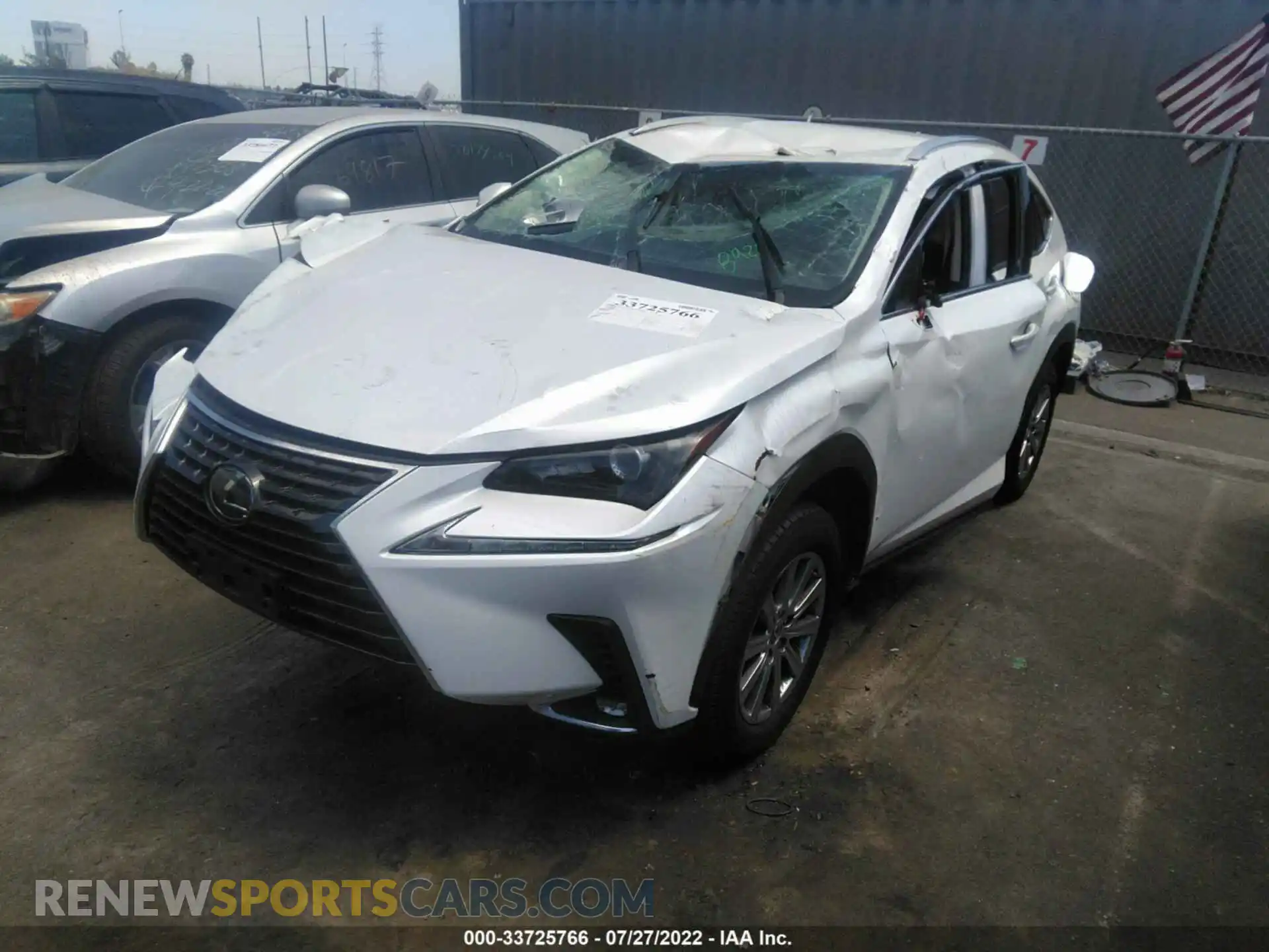 2 fotografías del automóvil dañado JTJYARBZXK2118920 LEXUS NX 2019