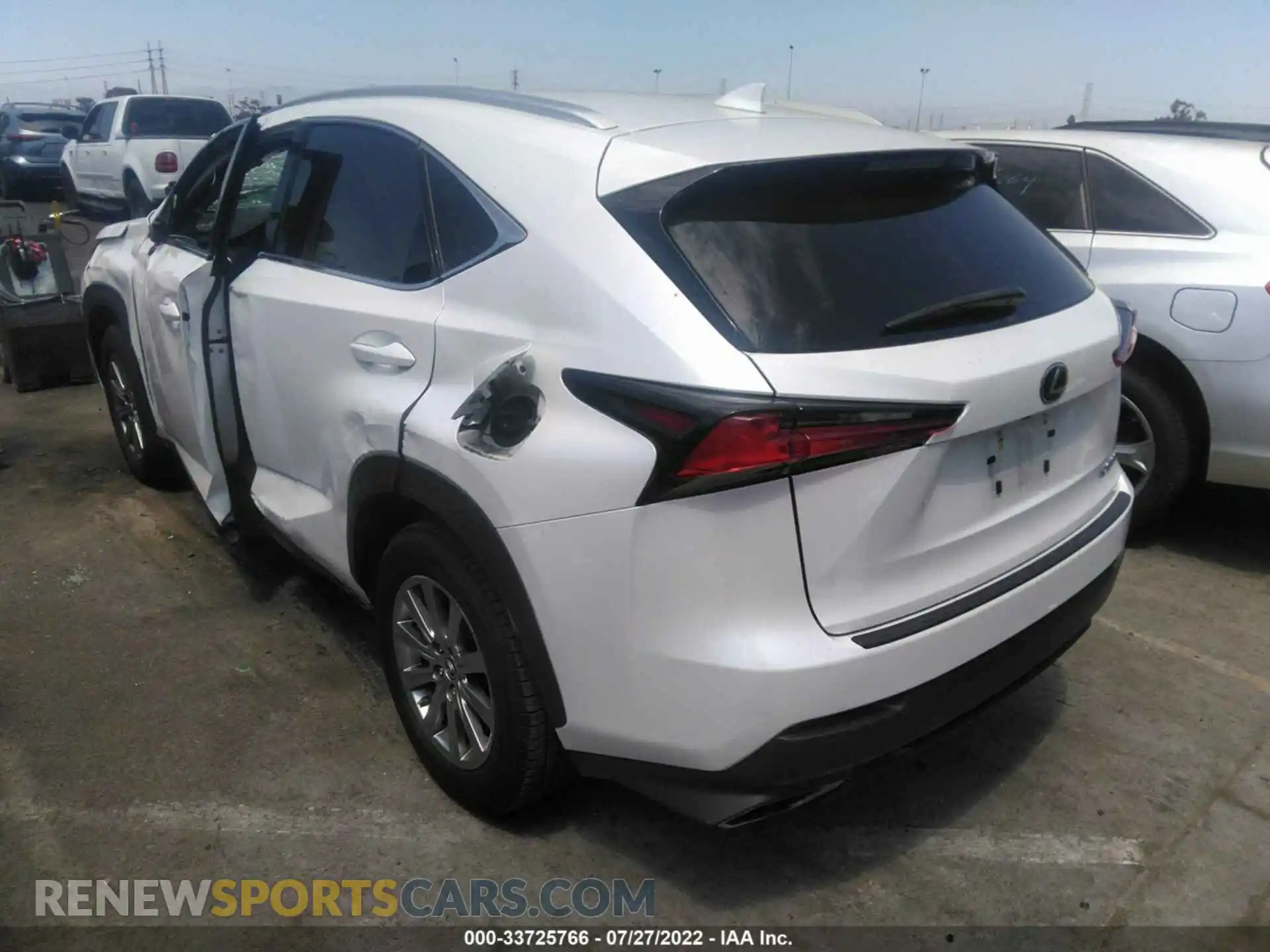 3 fotografías del automóvil dañado JTJYARBZXK2118920 LEXUS NX 2019
